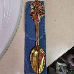 Vintage Hallmark Songbird Hummingbird Spoon